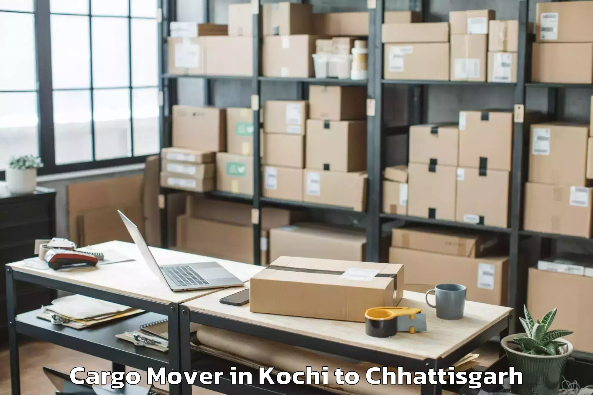 Leading Kochi to Sarangarh Cargo Mover Provider